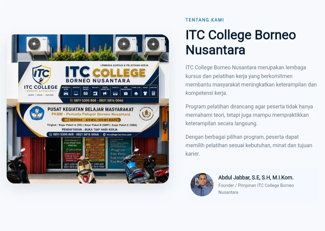 Kursus Perpajakan Balikpapan | ITC Collage Borneo Nusantara - gambar 3