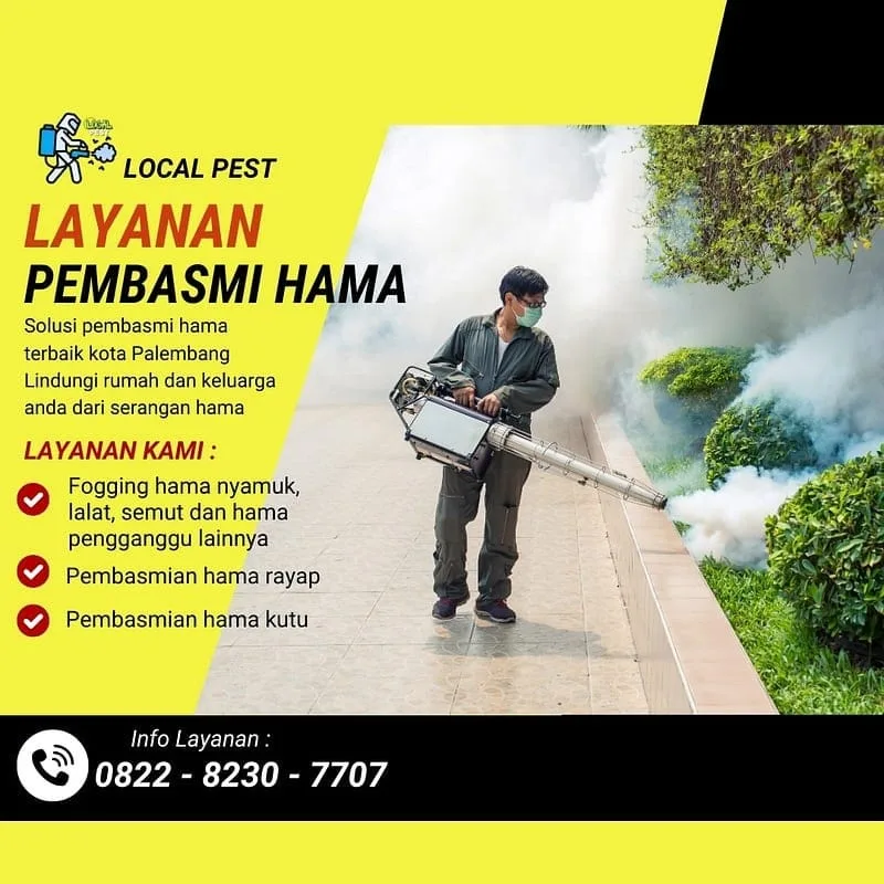 Local Pest - Jasa Pengendalian Hama Palembang | Pest Control, Fogging, Fumigasi & Anti Rayap - gambar 2