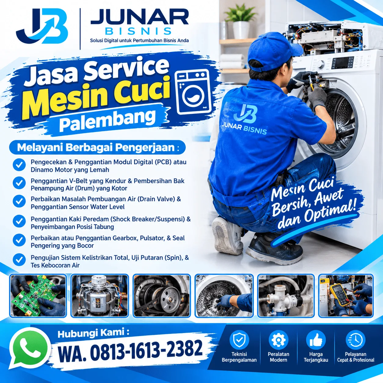 Mesin Cuci Bermasalah? Junar Bisnis Siap Membantu