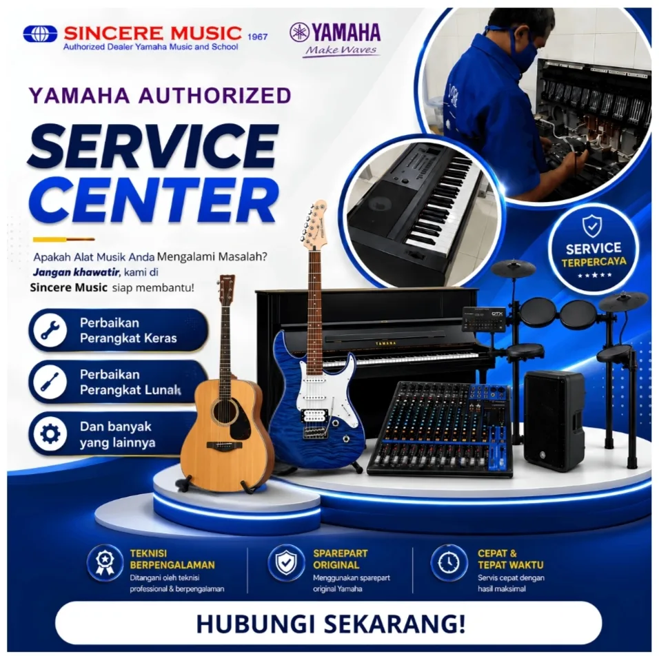 🎹 Sincere Music Bungur Kemayoran Jakarta Pusat Dealer Resmi Yamaha Musik, Jual Alat Musik & Sound System, Kursus Musik Yamaha, Service Center Resmi Yamaha Musik, Jasa Pindah Piano & Stem Tuning Piano - gambar 4