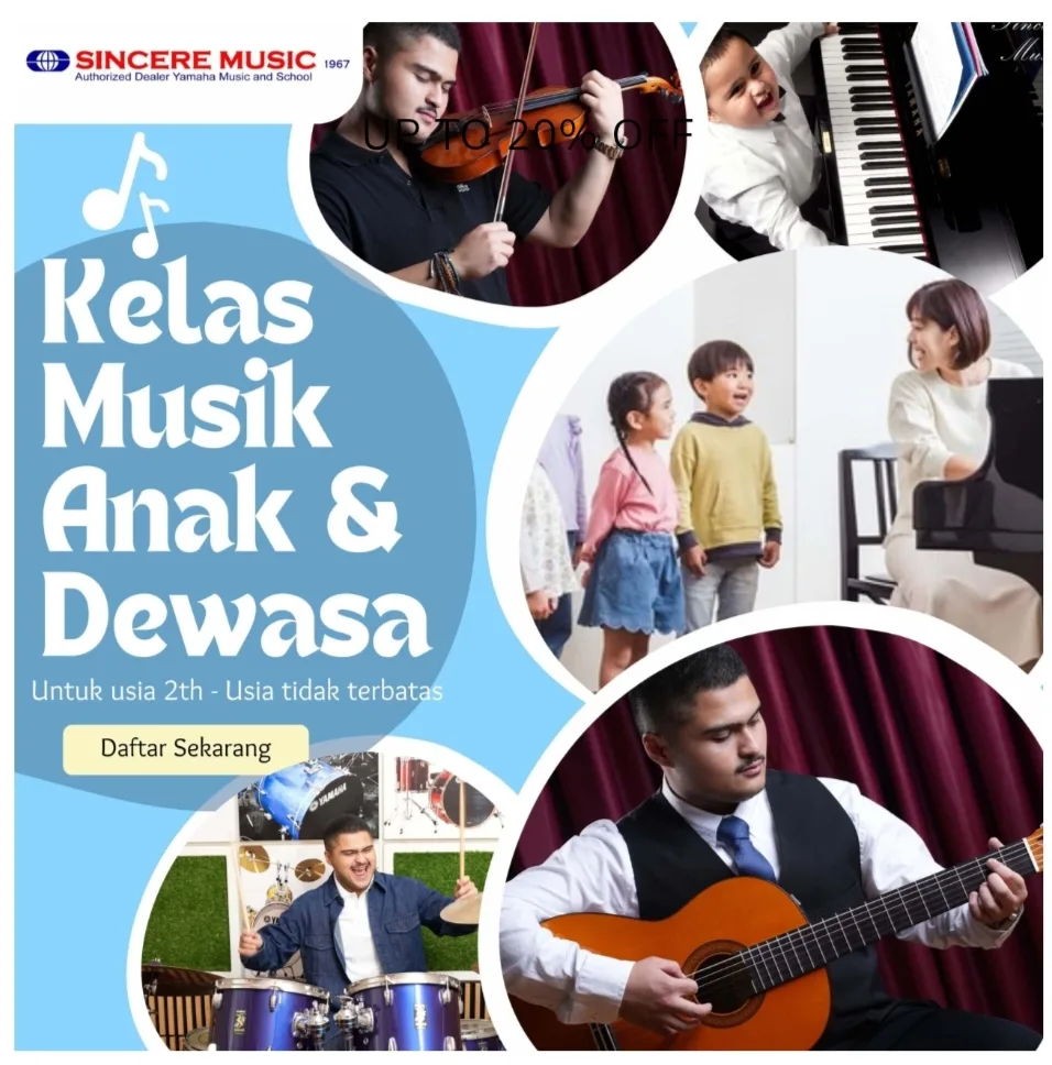 🎹 Sincere Music Bungur Kemayoran Jakarta Pusat Dealer Resmi Yamaha Musik, Jual Alat Musik & Sound System, Kursus Musik Yamaha, Service Center Resmi Yamaha Musik, Jasa Pindah Piano & Stem Tuning Piano - gambar 3