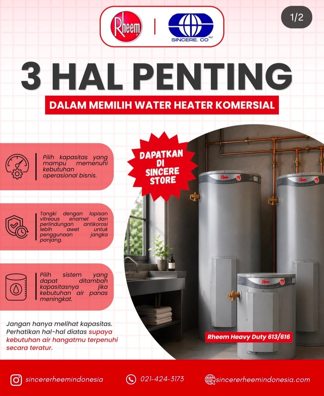 Sincere Store Shila Sawangan Depok – Jual & Service Water Purifier dan Water Heater Solusi Air Bersih dan Air Panas untuk Rumah Modern