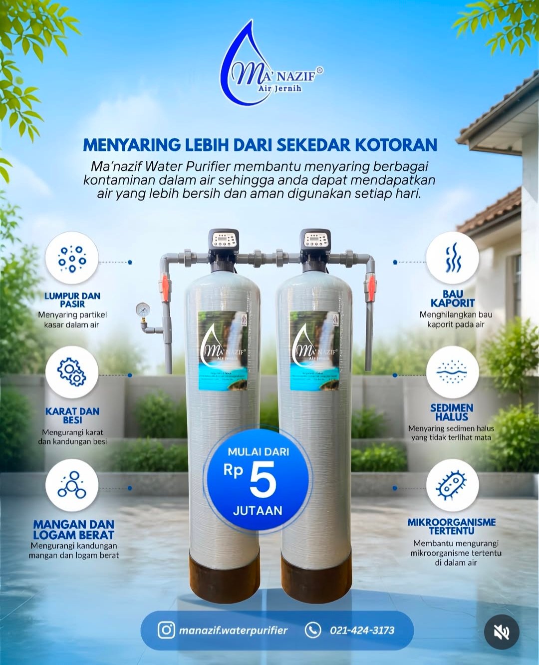 Sincere Store Summarecon Bekasi: Pusat Filter Air Sincere Water Purifier, Fumizu Water Purfier, Ma'nazif Water Purifier & Rheem Water Heater - gambar 3