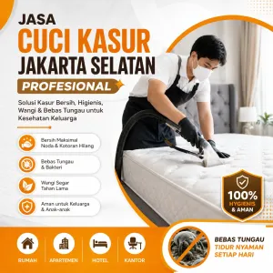 Jasa Cuci Kasur Jakarta Selatan Profesional – Solusi Kasur Bersih, Higienis, Wangi & Bebas Tungau untuk Kesehatan Keluarga