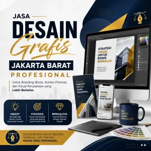 Jasa Desain Grafis Jakarta Barat Profesional untuk Branding Bisnis, Konten Promosi, dan Visual Perusahaan yang Lebih Berkelas