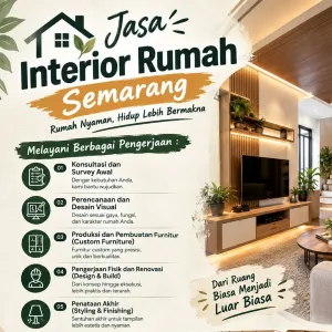 Jasa Interior Rumah Semarang | Junar Bisnis — Desain, Furnitur Custom & Renovasi