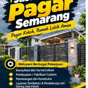 Jasa Pasang Pagar Semarang | Junar Bisnis — Konsultasi, Fabrikasi & Renovasi
