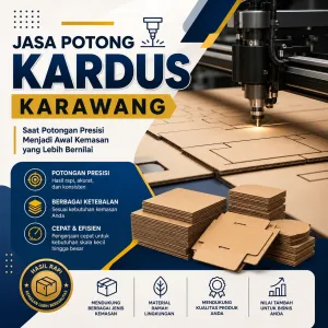 Jasa Potong Kardus Karawang Presisi & Rapi | Solusi Kemasan
