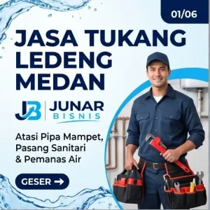 Jasa Tukang Ledeng Medan | Instalasi, Sanitari & Saluran Mampet — Junar Bisnis
