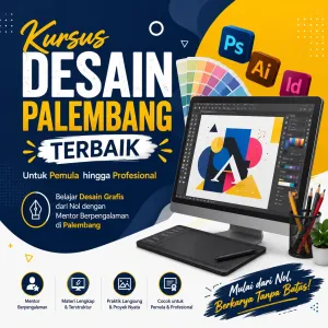 Kursus Desain Palembang Terbaik untuk Pemula hingga Profesional – Belajar Desain Grafis dari Nol dengan Mentor Berpengalaman di Palembang
