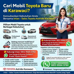 Sales Toyota Astrido Karawaci untuk Pembelian Mobil Toyota Baru, Promo dan Kredit