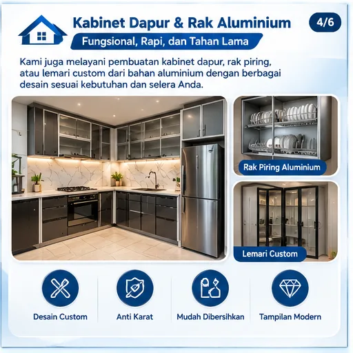 Tukang Aluminium Semarang | Junar Bisnis untuk Kusen, Pintu, Jendela & Kabinet - gambar 4
