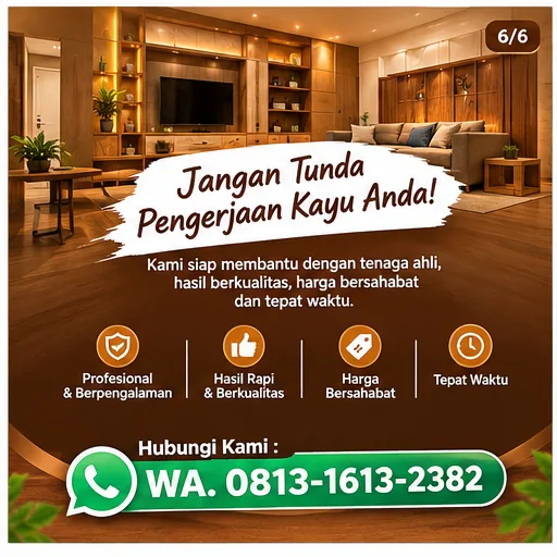 Tukang Kayu Semarang | Junar Bisnis Jasa Furniture, Konstruksi & Renovasi - gambar 6