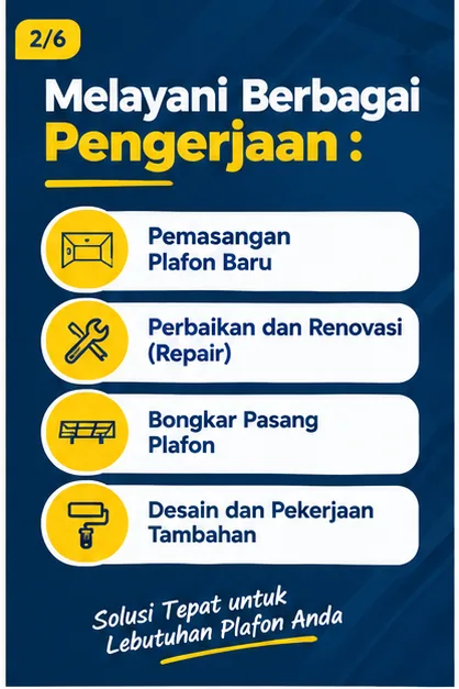 Tukang Plafon Semarang | Junar Bisnis Jasa Pasang dan Perbaikan Plafon - gambar 2